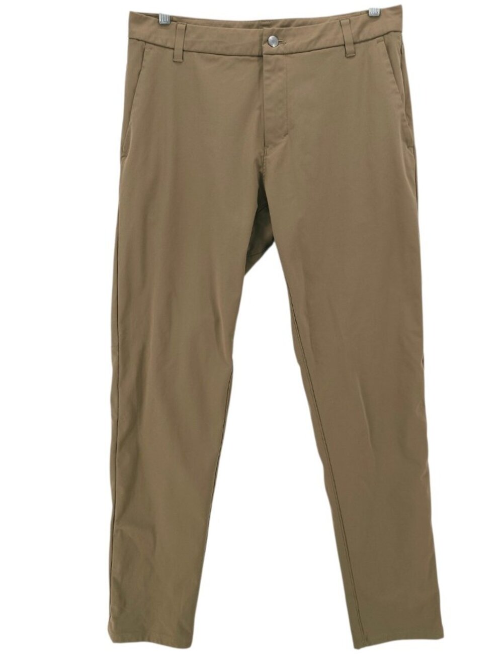 LULULEMON Commission Pants Classic Fit Warpstreme Artifact Brown Size 34